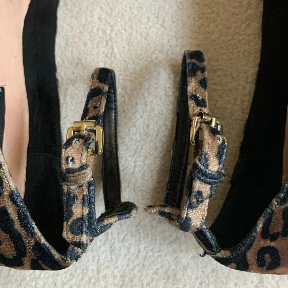 Steven by Steve Madden Vassie Ankle Pump, Animal Prints, 8.5